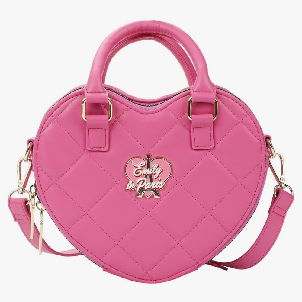 Emily In Paris Heart Crossbody Handbag/NWT